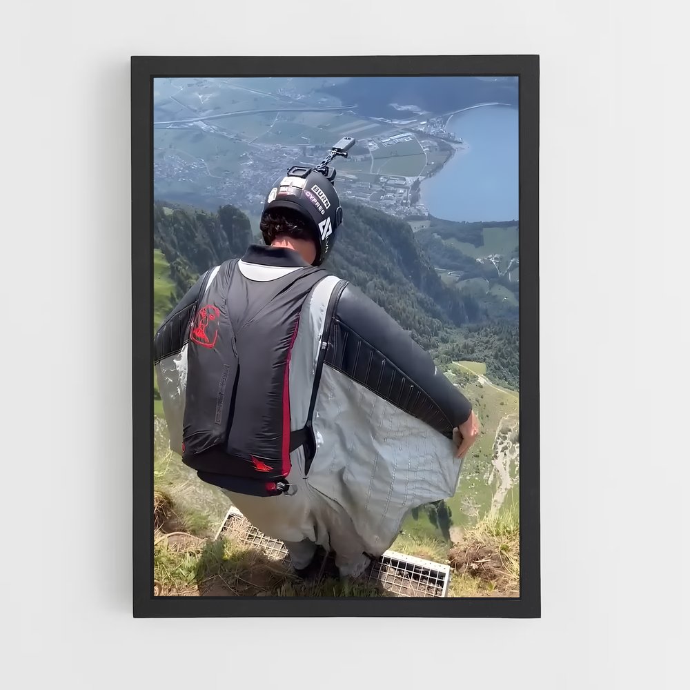 Poster Vol Proximité – affiche Base jump (vue 2)